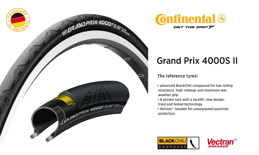 ยางนอกเสือหมอบ Continental Grand Prix 4000S II 700*23 - Saengthong