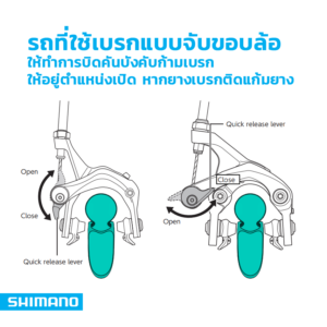 เบรคเสือหมอบ เบรค ริมเบรค