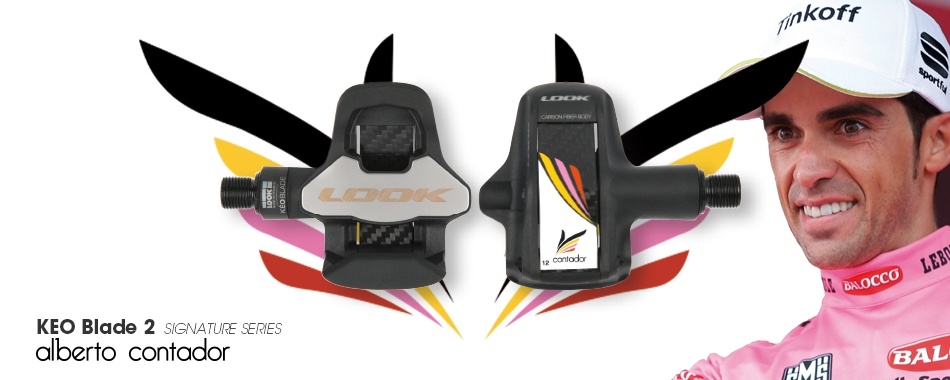 LookContador บันไดคลีตเสือหมอบ LOOK รุ่น Keo Blade 2 Alberto Contador LIMITED