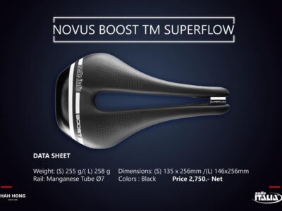 เบาะ Selle Italia รุ่น Novus Boost TM Superflow รางแมงกานีส