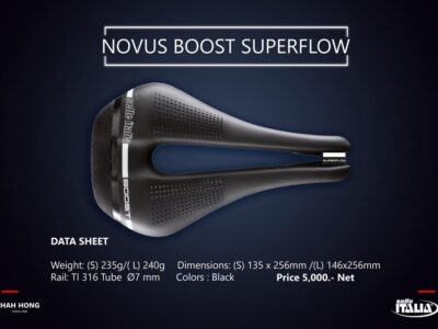 เบาะ Selle Italia รุ่น Novus Boost Superflow รางTi316