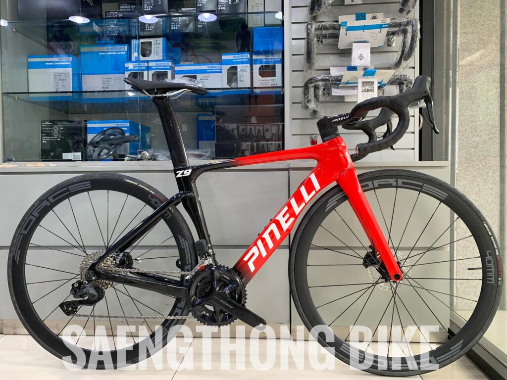 New Pinelli Z9 Spider Disc brake [2023] มีสามสี ดำแดง ดำขาว ดำเทา ...
