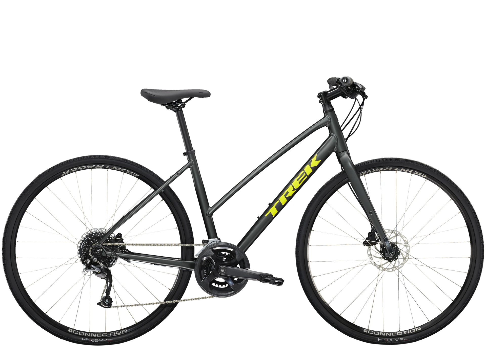 Trek Fx2 stagger 2023 สีเทาเขียว