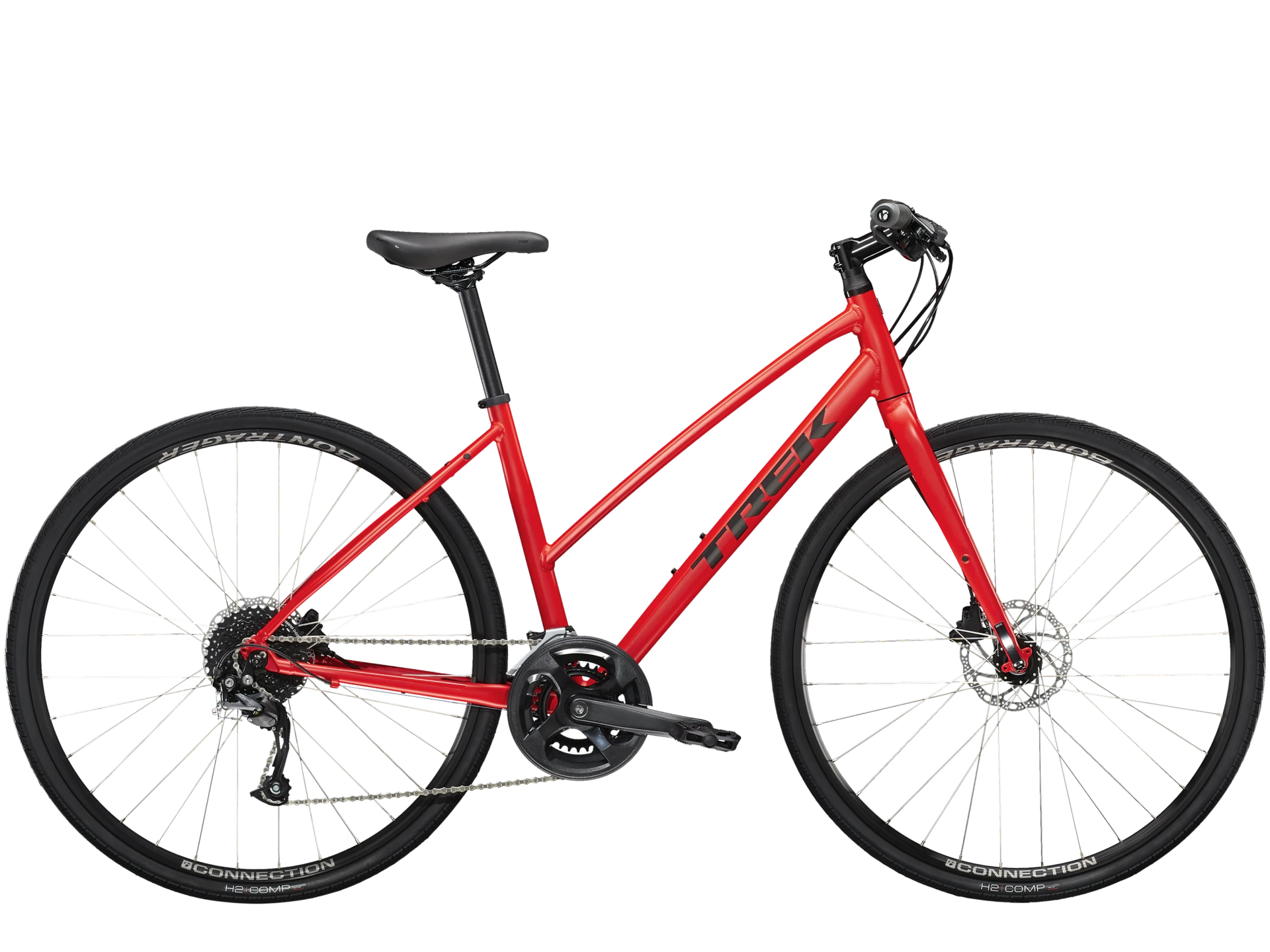 trek fx2 stagger disc สีแดง viper red
