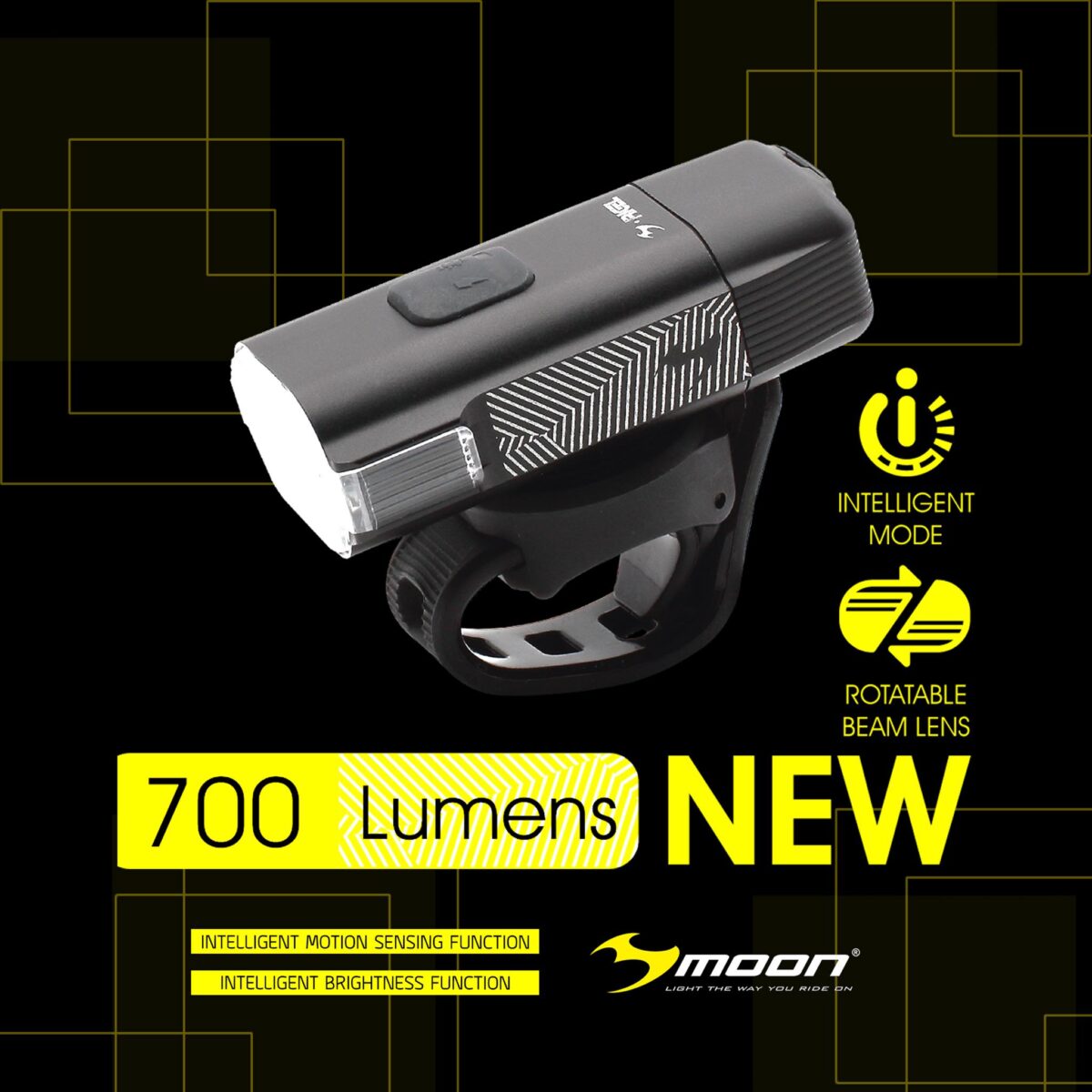 ไฟหน้า MOON รุ่น RIGEL 700 LUMENS รุ่นท็อปไฟแรง - Saengthong